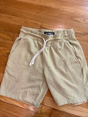 San Francisco Men's Cream Drawstring Sweat Shorts